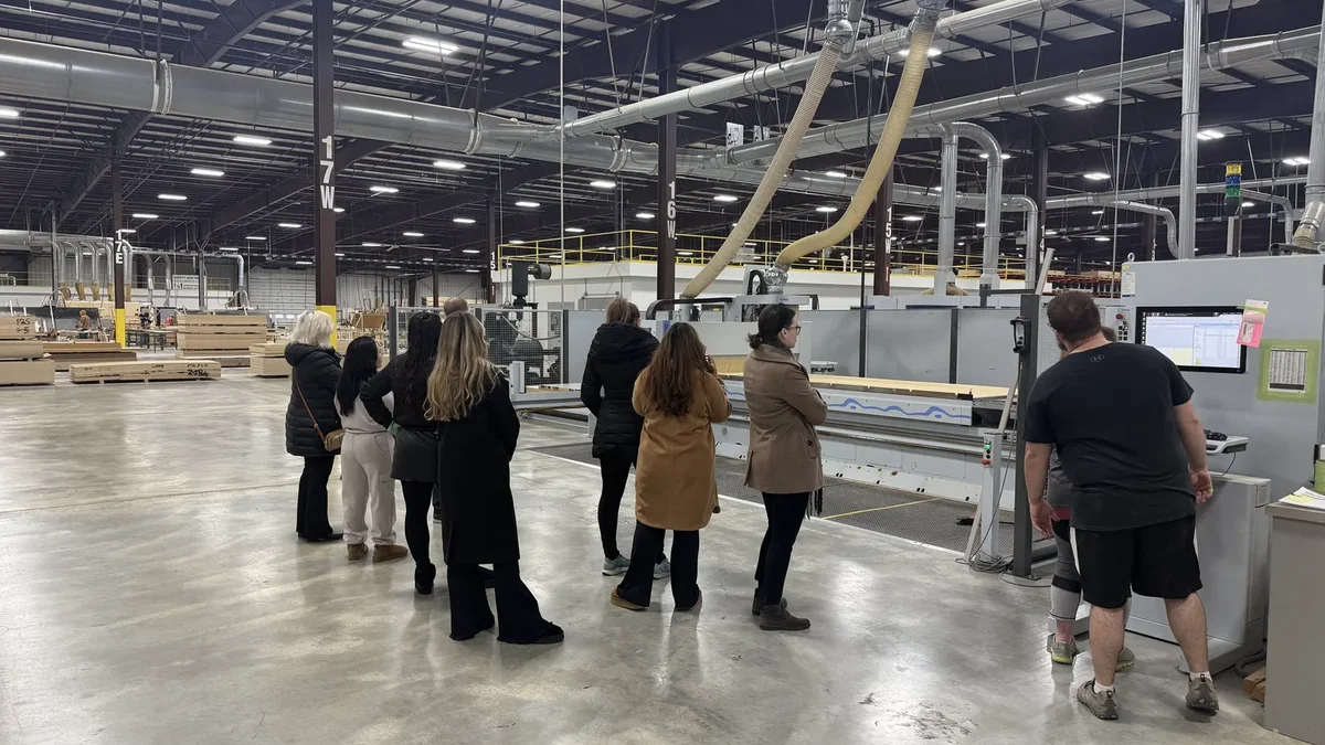 Kitchen showroom display