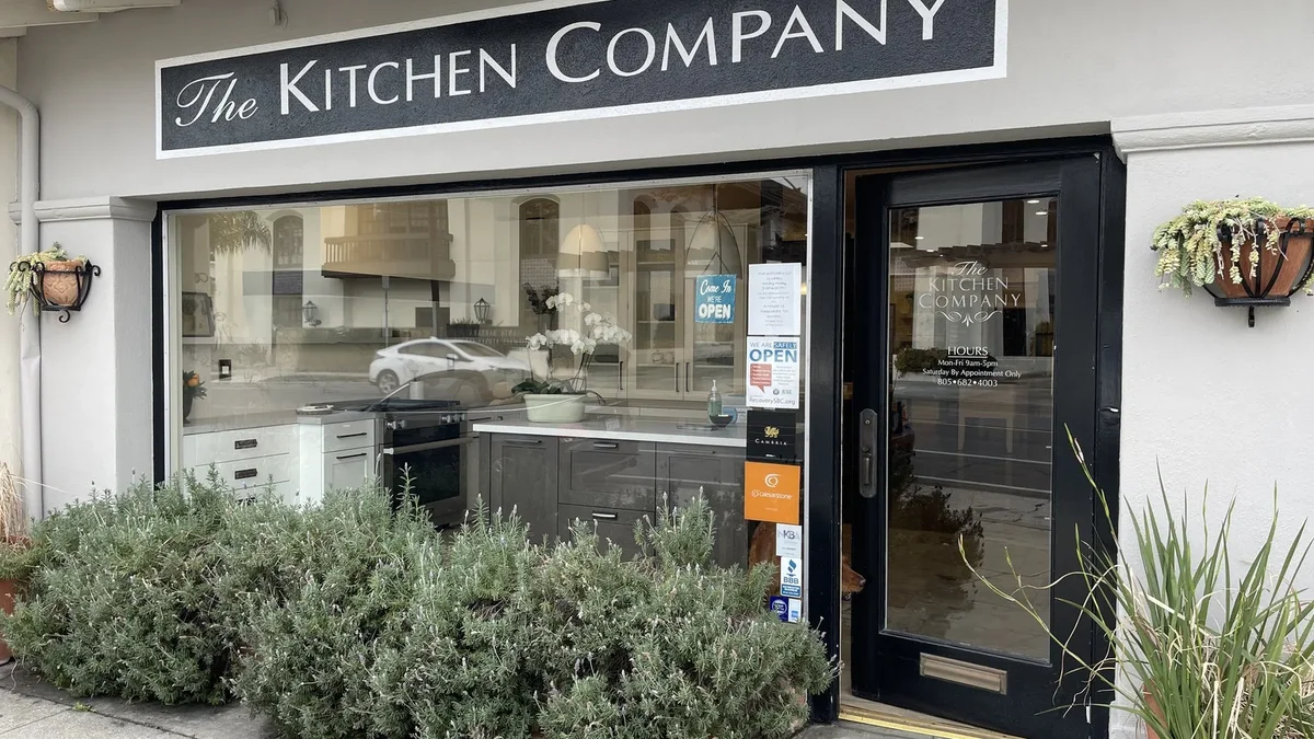 Modern kitchen with custom cabinetry