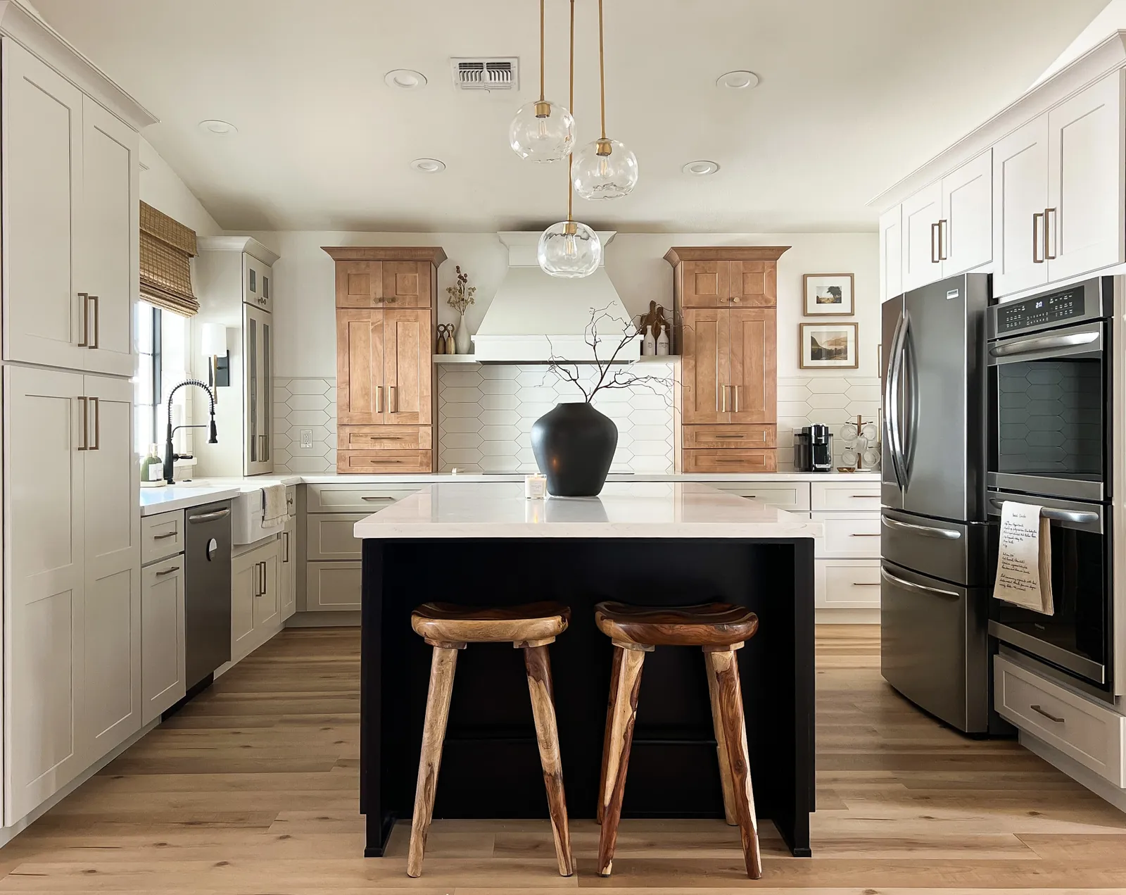 Builders Floor and Designs kitchen — overall straight-on view